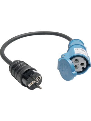 Gelia - 01.0004303 - Adapter with cable blue Earthing contact, 01.0004303, Gelia