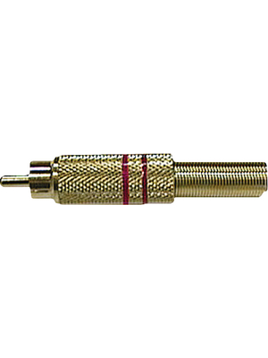 Tsay-E - 11616 CSG 7 R - Male cable connector gold red, 11616 CSG 7 R, Tsay-E