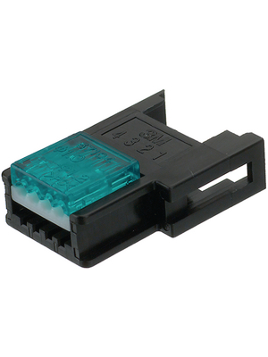 3M - 37304-B122-00E MB - Cable socket, yellow Pitch2 mm Poles 4 Contact DesignFemale Mini-Clamp, 37304-B122-00E MB, 3M