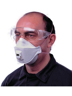 3M - 9332+ - Breathing mask PU=Pack of 10 pieces, 9332+, 3M