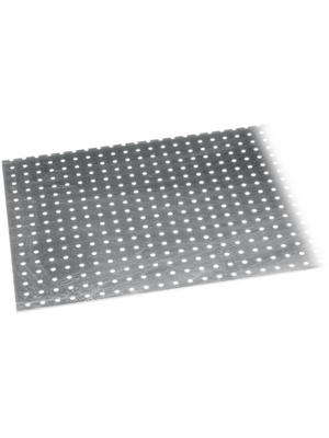 Alfer - 4001116378041 - Aluminium perforated plate (round holes) 500 x 250 x 1.5 mm, 4001116378041, Alfer