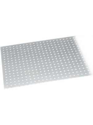 Alfer - 4001116378546 - Steel perforated plate (square holes) 500 x 250 x 1.5 mm, 4001116378546, Alfer