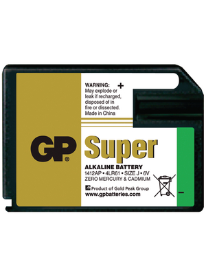 GP Batteries - GP 1412AP-U1 / 539 / 7K67 / 4LR61 - Photo battery Alkaline/manganese 6 V, GP 1412AP-U1 / 539 / 7K67 / 4LR61, GP Batteries