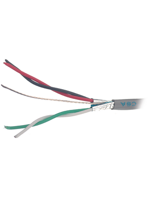 Alpha Wire - 2466C SL001 - Data cable shielded   2 x 2 0.34 mm2, 2466C SL001, Alpha Wire