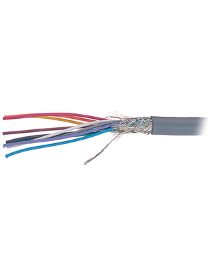 Alpha Wire - 5120C SL005 - Data cable shielded   10  0.22 mm2, 5120C SL005, Alpha Wire