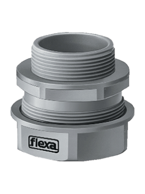 Flexa - 5020.330.025 - Screw fitting Rated width=27 mm M25 straight Plastic (PP), impact-proof, 5020.330.025, Flexa