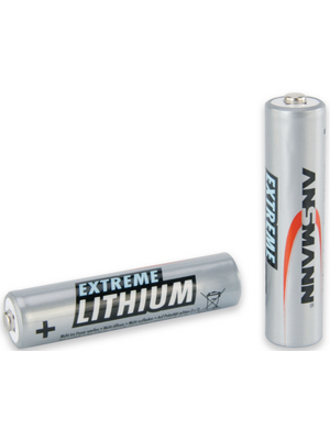 Ansmann - 5021013 - Primary Lithium-Battery 1.5 V FR03/AAA Pack of 2 pieces, 5021013, Ansmann