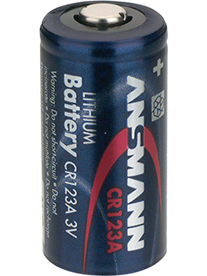 Ansmann - CR123A - Photo battery Lithium 3 V 1400 mAh, CR123A, Ansmann
