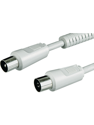 Wentronic - AKM 250W - Aerial cable 2.50 m IEC-Plug / IEC-Socket, AKM 250W, Wentronic