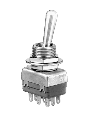 Apem - 12156A - Industrial toggle switch on-on 3P, 12156A, Apem