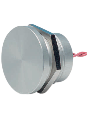 Apem - PBAR1AF000 - Piezo button, vandal-proof aluminium 16.2 mm 24 VDC 200 mA 1 make contact (NO), PBAR1AF000, Apem