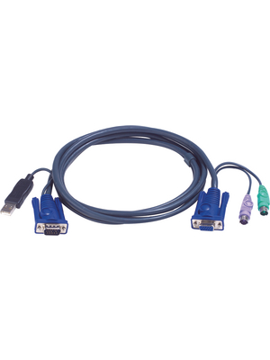 Aten - 2L-5503UP - Special KVM combo cable, PS/2/USB/VGA 3.00 m, 2L-5503UP, Aten