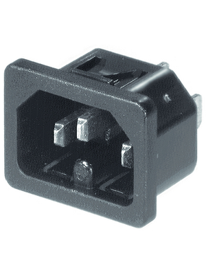 Schurter - 6110.4315 - Flush-type device plug C16 Snap-in, 6110.4315, Schurter
