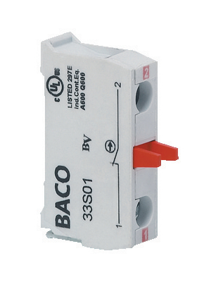 Baco - 33S01 - Switch contact BACO ?22, 33S01, Baco