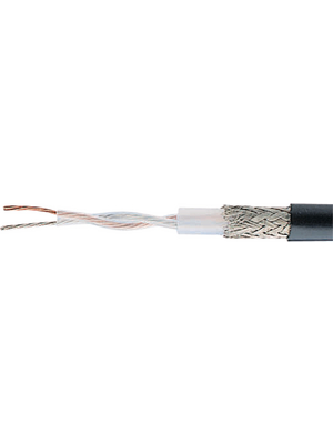 Bedea - TWINAX 105 - Coaxial cable twisted pair   7 x0.29 mm Tin-plated copper wire black, TWINAX 105, Bedea