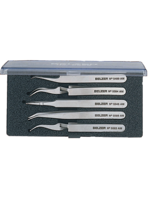 Bahco - 5568/5T - Set of tweezers, SMD, 5568/5T, Bahco