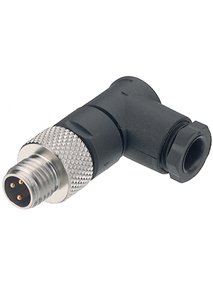 Binder - 99-3387-00-04 - Cable plug angled, 768 series 4-pole M8, 99-3387-00-04, Binder