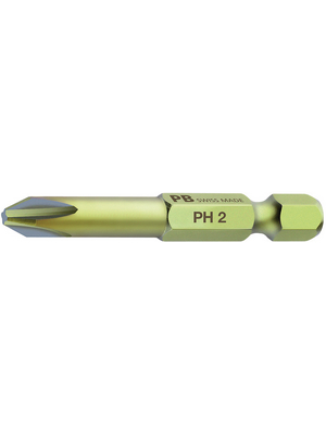 PB Swiss Tools - E6-190/1 PH - Bit with color coding 50 mm PH 1, E6-190/1 PH, PB Swiss Tools
