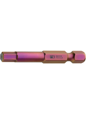 PB Swiss Tools - E6-210/2,5 - Bit for hex screws 50 mm 2.5, E6-210/2,5, PB Swiss Tools