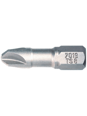 Wiha - 7019ZOT TS/0 - Bit for Torq-Set? safety screws 25 mm 0, 7019ZOT TS/0, Wiha