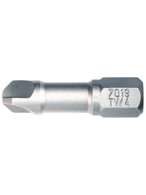 Wiha - 7019ZOT TW/0 - Bit for Tri-Wing? safety screws 25 mm 0, 7019ZOT TW/0, Wiha
