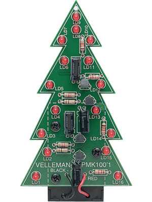 Velleman - MK100 - Flashing Christmas Tree Kit N/A, MK100, Velleman