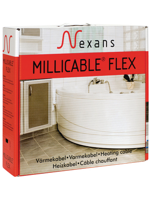 Nexans - MILLICABLE FLEX 100W 10 M - Floor heating cable 100 W, MILLICABLE FLEX 100W 10 M, Nexans