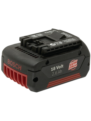 Bosch - 2607336092 - Li-Ion 18V/2.6 Ah spare battery, 2607336092, Bosch