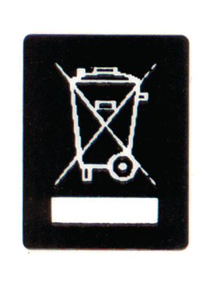 Brady - 805532 - Sticker, black, 10x13mm, 805532, Brady