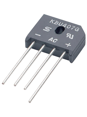 Taiwan Semiconductor - KBU403 - Bridge rectifier 200 V 4 A SIL, KBU403, Taiwan Semiconductor
