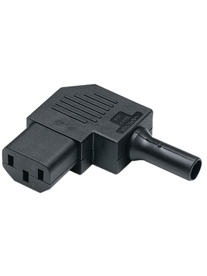 Bulgin - PX0587/SE - Cable appliance socket N/A black, PX0587/SE, Bulgin