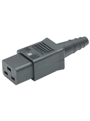 Bulgin - PX0599 - Cable appliance socket C19 N/A black, PX0599, Bulgin