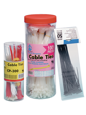 KSS - CP-1001 - Cable tie set mixed 100 mm x2.5 mm, CP-1001, KSS