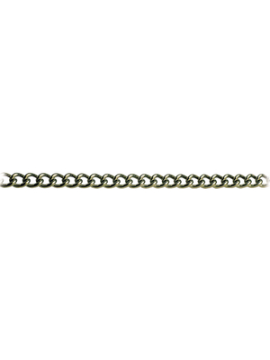 Campbell - 120712527 - Curb chain, nickel-plated 2.5 mm, 120712527, Campbell