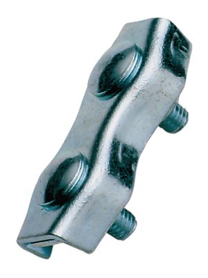 Campbell - 0120984612 - Duplex clamps, galvanized 3.0 mm, 0120984612, Campbell