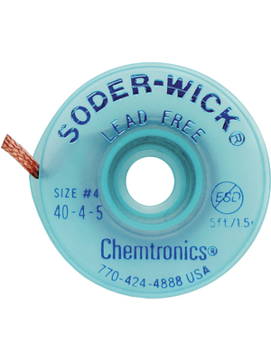 Chemtronics - 40-4-5 - Desoldering braids 2.8 mm, 40-4-5, Chemtronics
