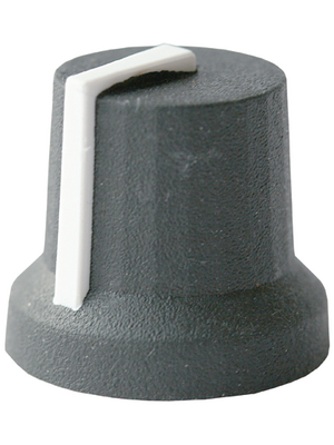 Cliff - CL170849BR - Instrument knob black 16.8 mm, CL170849BR, Cliff