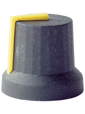 Cliff - CL170850BR - Instrument knob black 16.8 mm, CL170850BR, Cliff