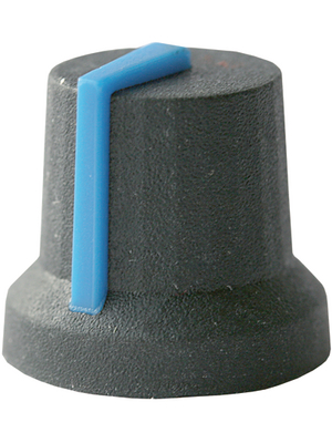 Cliff - CL170851BR - Instrument knob black 16.8 mm, CL170851BR, Cliff