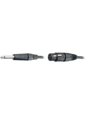 Contrik - NMKA6-BU - Audio cable 6.3 mm - XLR m - f 6.00 m blue, NMKA6-BU, Contrik