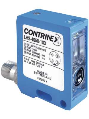 Contrinex - LHS-4050-103 - Diffuse sensor 25...500 mm, LHS-4050-103, Contrinex