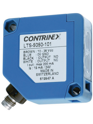 Contrinex - LTS-5050-103 - Diffuse sensor 0.8 m, LTS-5050-103, Contrinex
