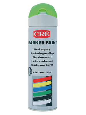 CRC - MARKER PAINT, LEUCHT-GRN - Marker spray Spray 500 ml, MARKER PAINT, LEUCHT-GRN, CRC
