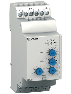 Crouzet - H3US - Voltage monitoring relay, H3US, Crouzet
