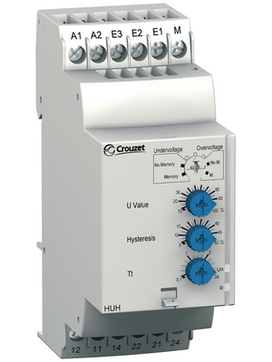 Crouzet - HUH - Voltage monitoring relay, HUH, Crouzet