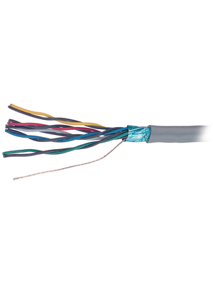 Alpha Wire - 5471C SL001 - Data cable shielded   1 x 2 0.22 mm2, 5471C SL001, Alpha Wire