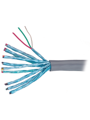 Alpha Wire - 6010C SL001 - Data cable shielded   3 x 2 0.34 mm2, 6010C SL001, Alpha Wire