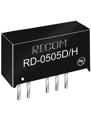 Recom - RD-0505D - DC/DC converter 5 VDC 5 VDC, RD-0505D, Recom