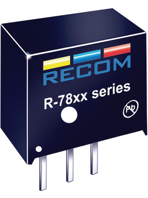 Recom - R-783.3-0.5 - DC/DC converter 3.3 VDC 0.5 A, R-783.3-0.5, Recom