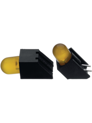 Dialight - 550-2307F - PCB LED 5 mm round yellow standard, 550-2307F, Dialight